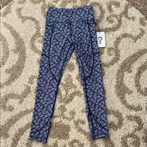 ZYIA Navy Blue leggings NWT